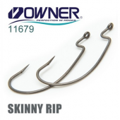 Офсетный крючок Owner Skinny Rip 11679 (B-78) #2/0 (17шт)