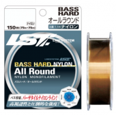 Леска Line System Bass Hard Allround Nylon 150m (75m+75m) #5/0.37mm 20lb #Gold