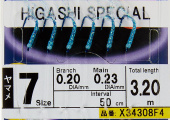 Сабики Hayabusa F4 №7 Ø0.20mm - Ø0.23mm (6кр)