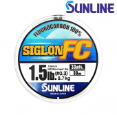 Флюорокарбон Sunline Shock Leader Siglon FC New 30m #0.3/0.10mm 1.5lb/0.7kg #Clear