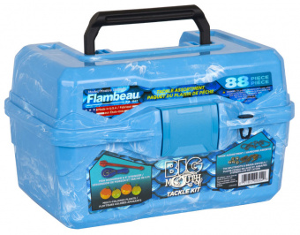 Ящик Flambeau Big Mouth Tackle Box Kit #Pearl Blue Swirl