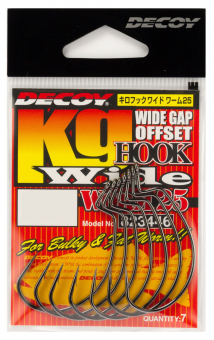 Офсетный крючок Decoy KG Wide Gap Hook Worm 25 #2